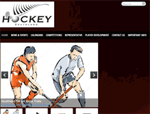 Tablet Screenshot of hockeysouthland.co.nz